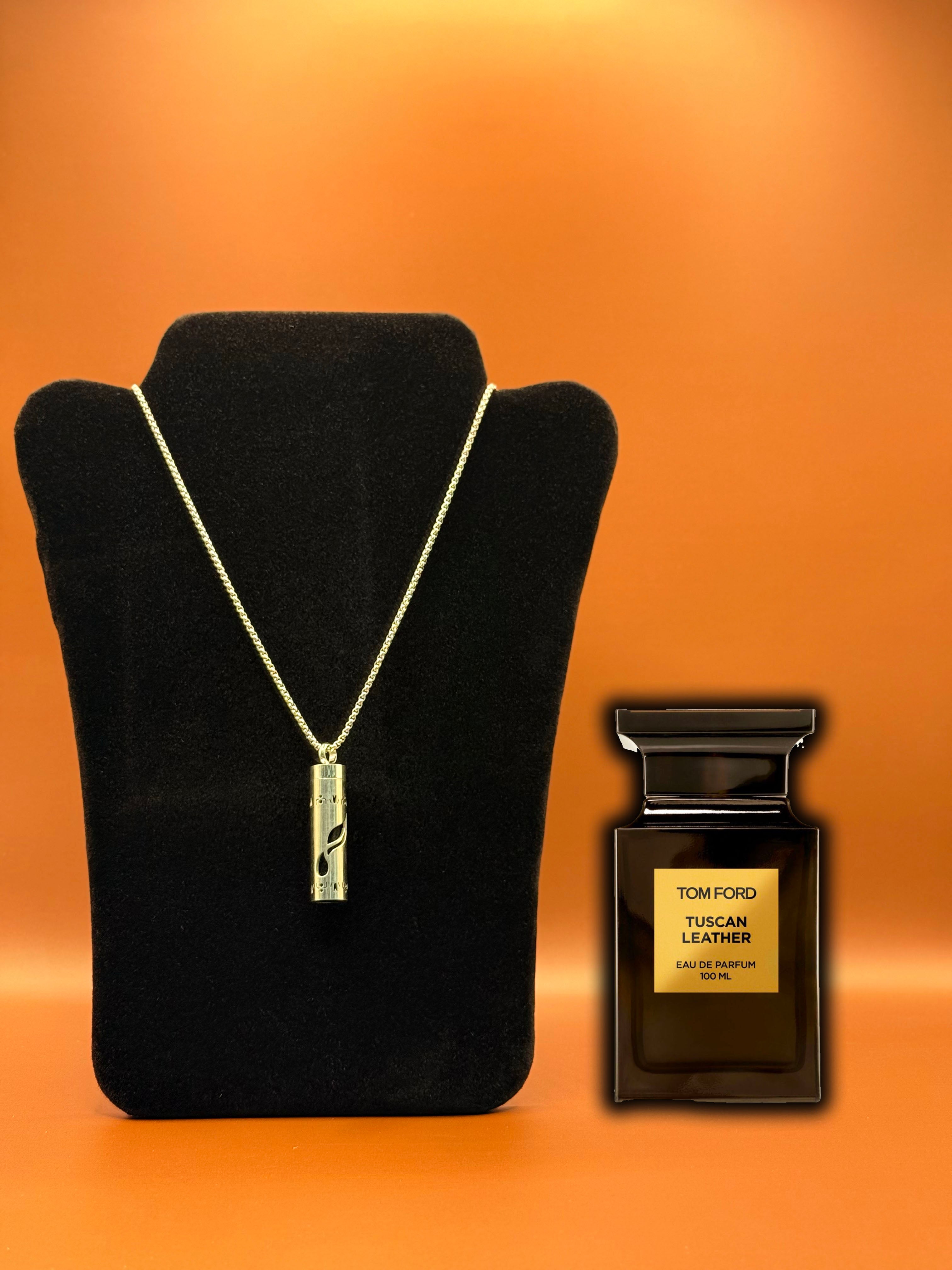 Tom Ford Tuscan Leather EDP & Scent Necklace